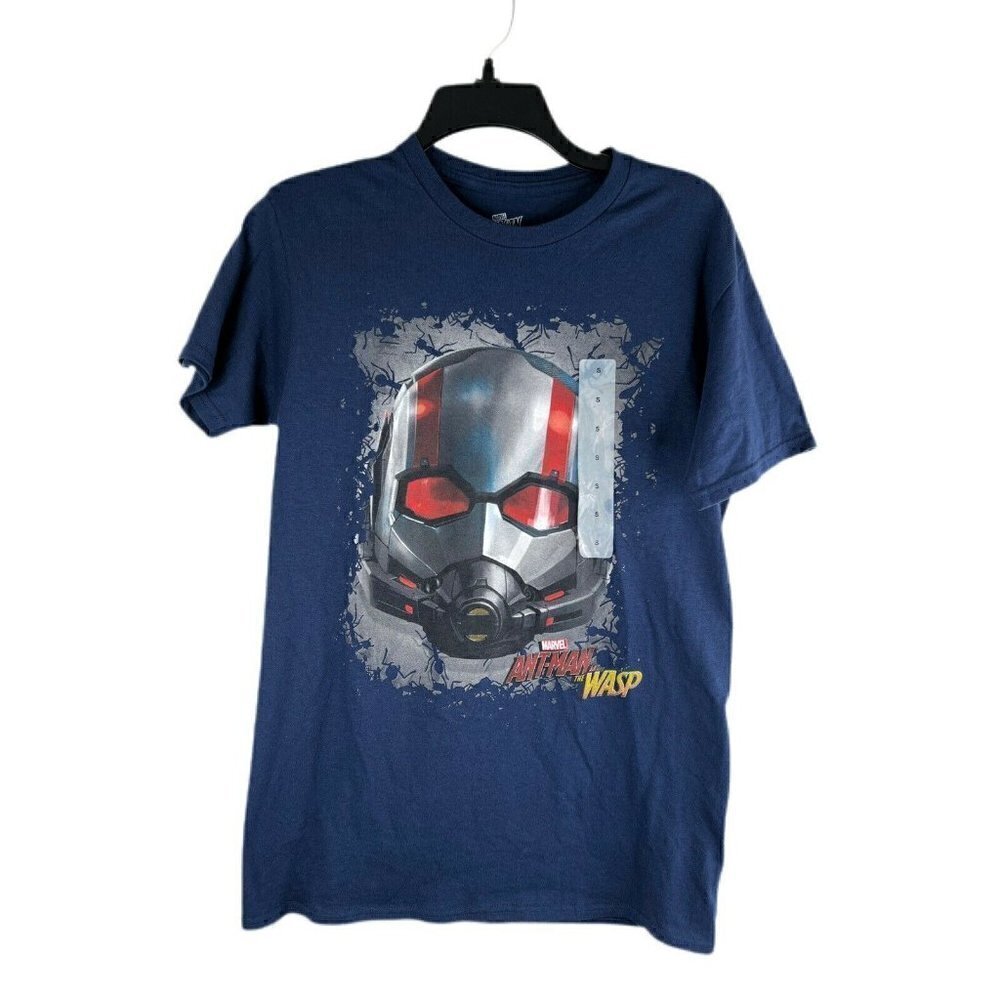 NWOT Marvel Avengers ANT-MAN & THE WASP Size Small Navy 100% Cotton